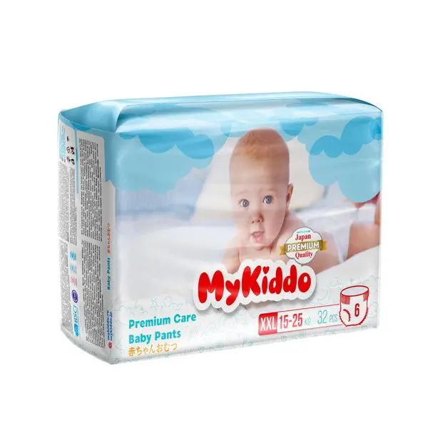 МАЙКИДДО (MYKIDDO) подгузники-трусики Премиум 15-25кг р.XXL N32 (Кванчжоу Дафенг, КИТАЙ)