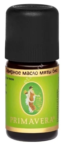 МАСЛО ЭФИРНОЕ Мята 5мл (Примавера Лайф, ГЕРМАНИЯ)