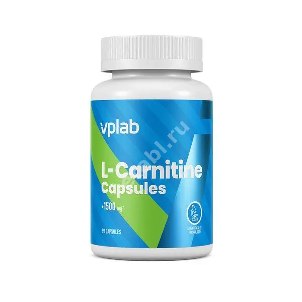 L-КАРНИТИН ВПЛаб (VPLab) капс. 0.6г N90 (ВП Лаборатори, ВЕЛИКОБРИТАНИЯ)