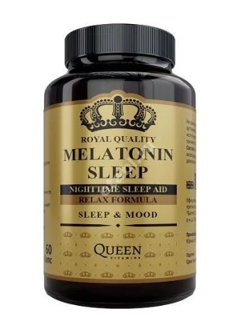МЕЛАТОНИН Квин Витаминс (Queen Vitamins) капс. 1мг - 0.48г N60 (Фарма маркет Солюшн, ЛАТВИЯ)