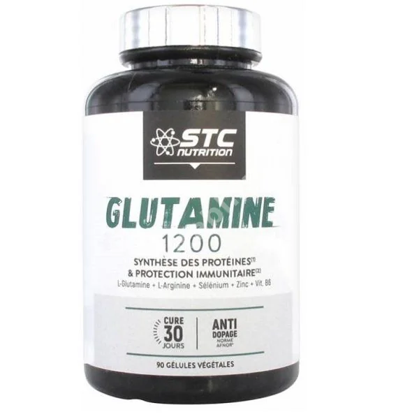 ГЛУТАМИН Восстановление 1200 STC Nutrition капс. 0.625г N90 (Лаборатории Инелдеа, ФРАНЦИЯ)