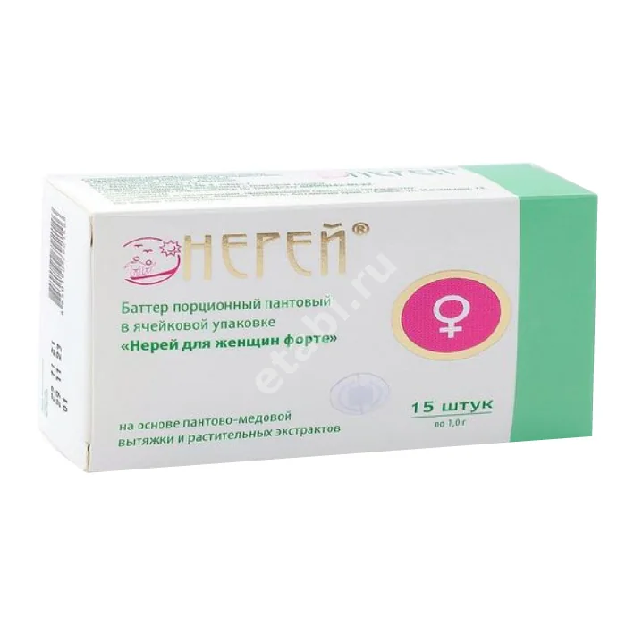 НЕРЕЙ ФОРТЕ д/женщин пантовый баттер 1г N15 (Сашера-Мед, РФ)
