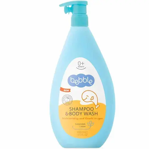 БЕББЛ (BEBBLE) шампунь для волос/тела 0м+ 400мл Ромашка/Липа (Лавена, БОЛГАРИЯ)