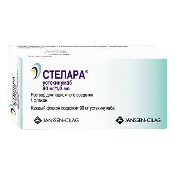СТЕЛАРА р-р для п/к введ. (шприц) 90мг/мл - 1мл N1 (ДЖНС&ДЖНС, ШВЕЙЦАРИЯ)