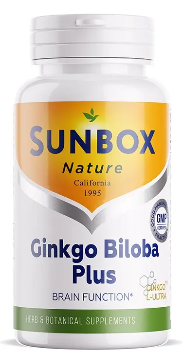 ГИНКГО БИЛОБА ПЛЮС Санбокс (Sunbox) табл. N60 (Нутрикеа Интернешнл, США)