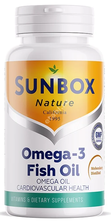 ОМЕГА-3 ФИШ ОИЛ Санбокс (Sunbox) капс. N60 (Нутрикеа Интернешнл, США)