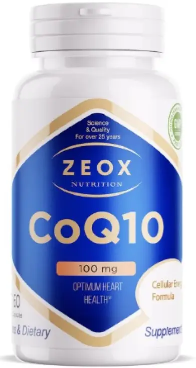 ЗЕОКС (ZEOX) Коэнзим Q10 капс. 0.1г N60 (Нутрикеа Интернешнл, США)