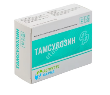 ТАМСУЛОЗИН капс. кишечнораств. c пролонг. высв. 0.4мг N30 (Синтон Испания, ИСПАНИЯ)