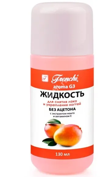 УМНАЯ ЭМАЛЬ Френчи ср-во д/снятия лака Комплекс укрепления ногтей 65мл Манго (ФРЕНЧИ, РФ)