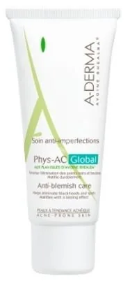 А-ДЕРМА (A-DERMA) Phys-AC Global крем для лица д/проблемн кожи 40мл (ПЬЕР ФАБР, ФРАНЦИЯ)