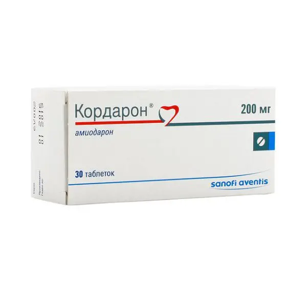 КОРДАРОН табл. 200мг N30 (САНОФИ, ВЕНГРИЯ)