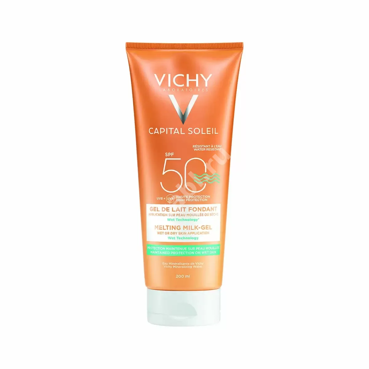 ВИШИ (VICHY) Капиталь Солей молочко солнцезащит SPF50+ Мультизащита 200мл (Лореаль, ФРАНЦИЯ)