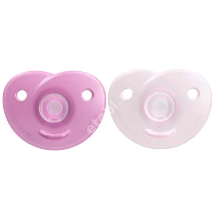 АВЕНТ (Avent) пустышка силик. Soothie 0-6м SCF099/22 Girl N2 (ФИЛИПС  ЭЛЕКТРОНИКС, НИДЕРЛАНДЫ)