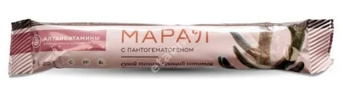 МАРАЛ Экстра сухой напиток тонизир пор. д/р-ра внутр. 20г N1 (Алтайвитамины, РФ)
