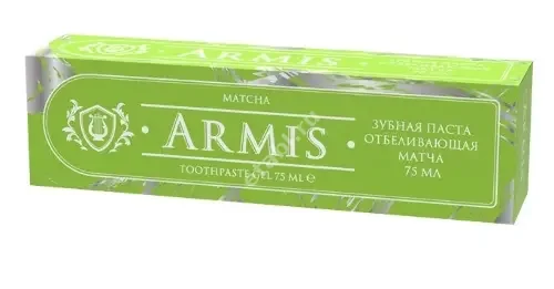 АРМИС (ARMIS) зубная паста отбеливающая гелевая Матча 75мл (Гуанчжоу Канван Косметик , КИТАЙ)