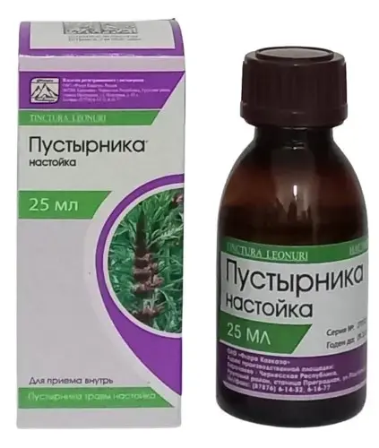 ПУСТЫРНИКА настойка (фл.) 25мл N1 (Флора Кавказа, РФ)