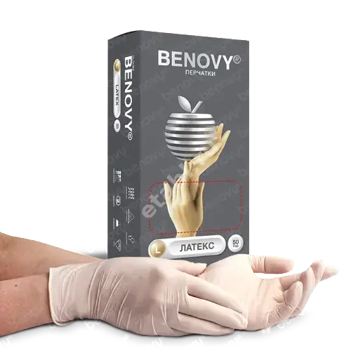 ПЕРЧАТКИ МЕДИЦИНСКИЕ нестер. латекс р.M (50пар) N100 (Шри Транг Гловз, ТАИЛАНД)