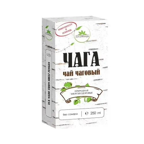 АЛТАЙФЛОРА Чаговый чай 250мл N1 (Алтайская чайная компания, РФ)