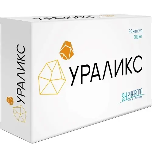 УРАЛИКС СХ Фарма (SH Pharma) капс. 0.3г N30 (Витамер, РФ)