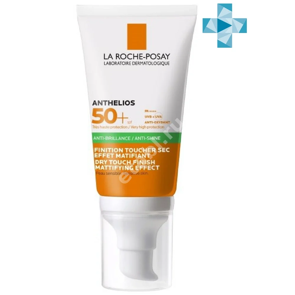 ЛЯ РОШ ПОЗЕ (LA ROCHE POSAY) Антгелиос крем-гель для лица солнцезащит SPF50+ д/норм/жирной кожи матирующий 50мл (Косметик Актив Продюксьон, ИСПАНИЯ)