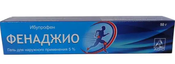 ФЕНАДЖИО гель (туба) 5% - 50г N1 (Аджио Фармацевтикалз, ИНДИЯ)