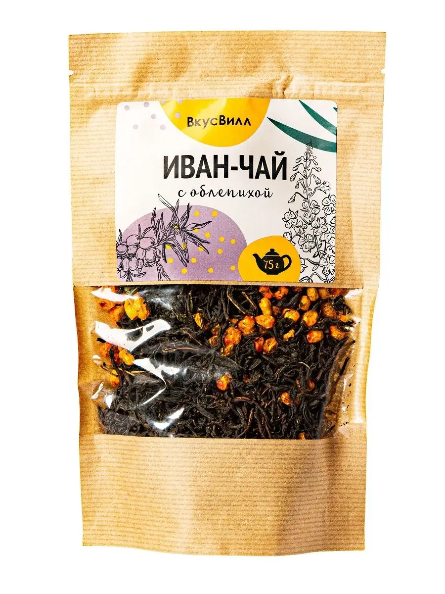 ИВАН-ЧАЙ Вкусвилл облепиха 75г N1 (Емельяновская Биофабрика, РФ)