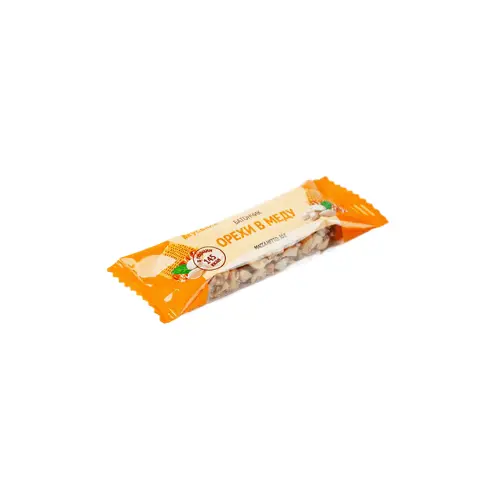 ВКУСВИЛЛ батончик Орехи в меду 30г (Содж, РФ)