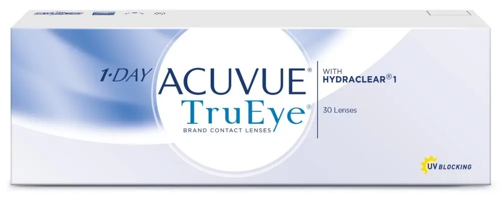 ЛИНЗЫ КОНТАКТНЫЕ 1-DAY Acuvue TruEye 30шт традиц 1день дневн б/цв -2.25 8.5 (Джонсон и Джонсон Вижн Кэер, США)