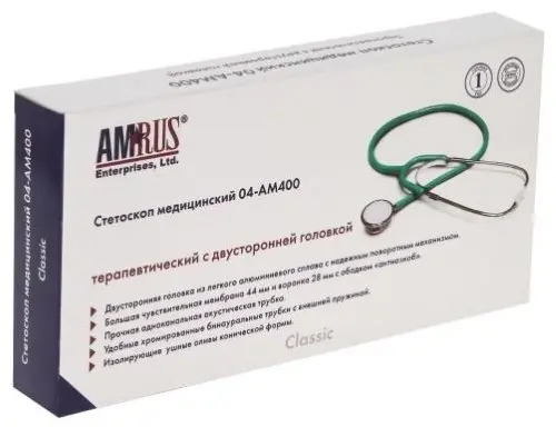 СТЕТОСКОП Амрус арт.04-АМ400 (АМРУС, КИТАЙ)