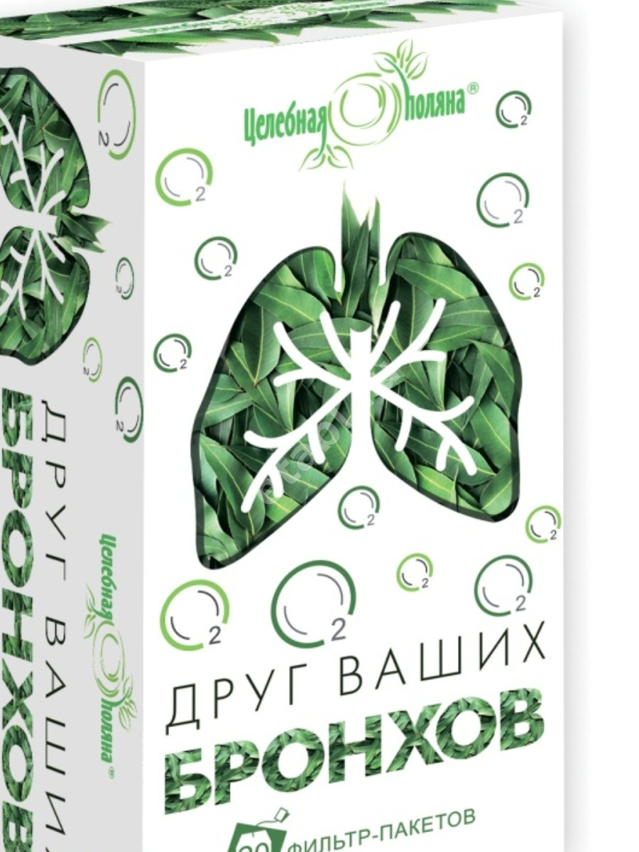 ЦЕЛЕБНАЯ ПОЛЯНА Друг ваших бронхов фиточай (фильтр-пак.) 1.5г N20 (ФИТОФАРМ, РФ)