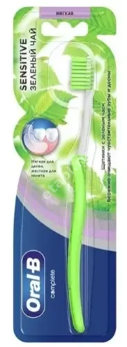 ОРАЛ-БИ (ORAL-B) Sensitive зубная щетка Зеленый чай мягк (Проктер энд Гэмбл  ГмбХ, ИРЛАНДИЯ)