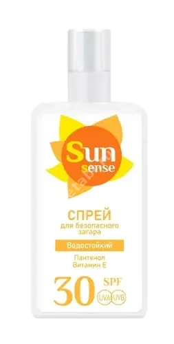 САН СЕНС спрей солнцезащит SPF30 д/безопасного загара водост. 150мл (Красса-Косметикс, РФ)
