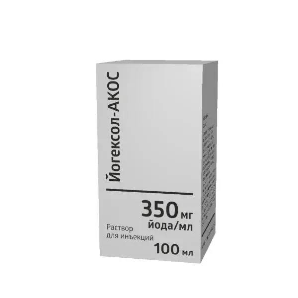 ЙОГЕКСОЛ р-р д/ин. (фл.) 350мг йода/мл - 100мл N1 (БИННОФАРМ, РФ)