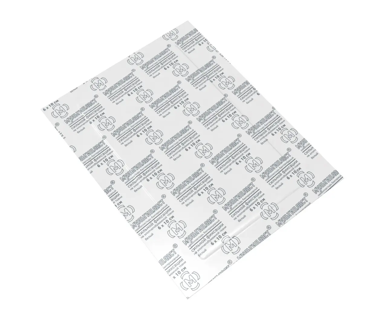 ПЛАСТЫРЬ бактерицид. Мультипласт сильной фиксации ткан бел. 6х10см N1 (ВАЛЕНТА, РФ)