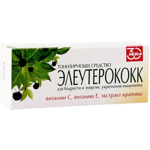 ЭЛЕУТЕРОКОКК Биокор табл. 0.18г N45 (Биокор, РФ)