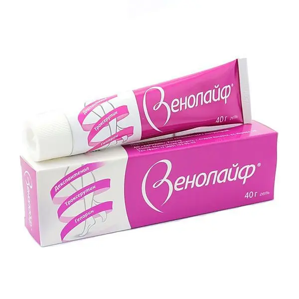 ВЕНОЛАЙФ гель (туба) 40г N1 (АКРИХИН, РФ/ПОЛЬША)
