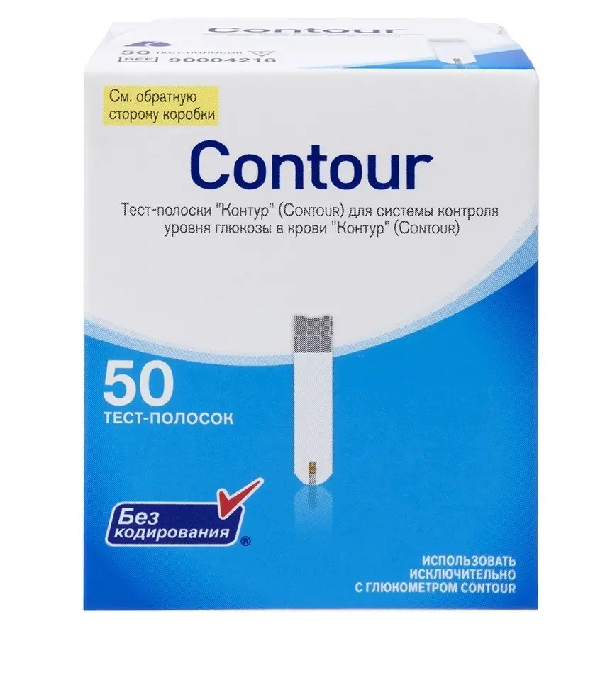 ТЕСТ-ПОЛОСКИ к глюкометру Contour N50 (АСЦЕНЗИЯ, ЯПОНИЯ)