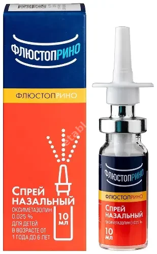 ФЛЮСТОПРИНО спрей наз. (фл.) 0.025% - 10мл N1 (Випс-Мед, РФ)