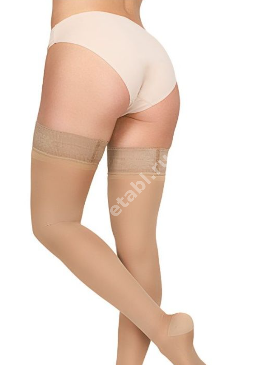 ЧУЛКИ Орто ажурн 2кк арт.4223 р.XL/Long светло-беж жен (Техидос Эластикос, ИСПАНИЯ)