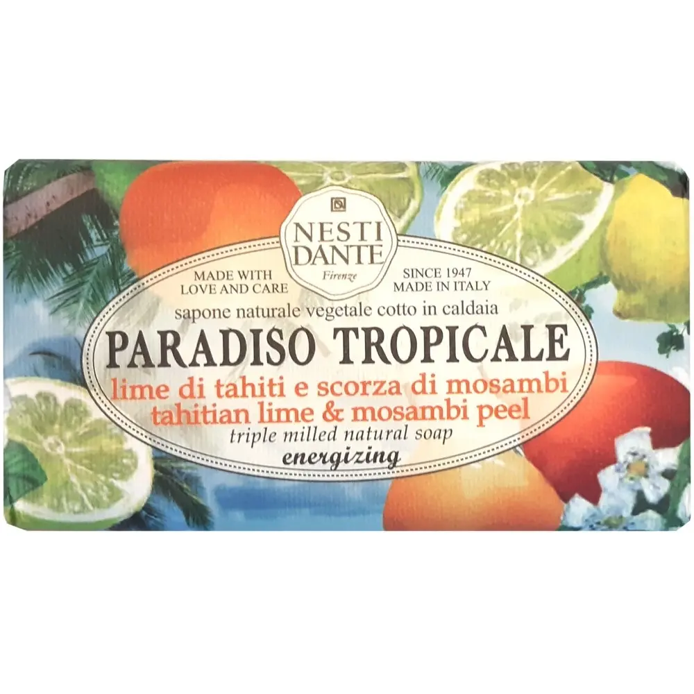 НЕСТИ ДАНТЕ (NESTI DANTE) Paradiso Tropicale мыло Лайм/Мангустин 250г (Нести Данте, ИТАЛИЯ)