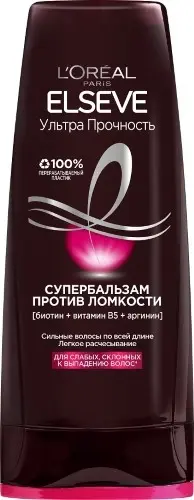 ЛОРЕАЛЬ (L-OREAL) Эльсев бальзам для волос от ломкости Ультра прочность 400мл (Лореаль, РЕСПУБЛИКА КОРЕЯ)