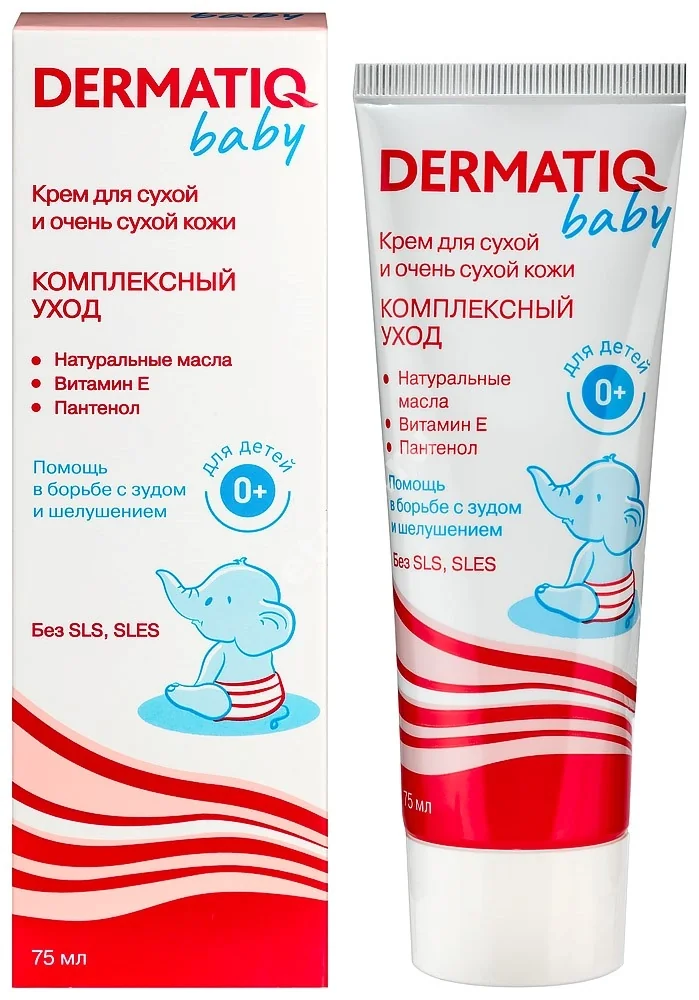 ДЕРМАТИК (DERMATIQ) Baby крем детский 75мл (Зеленая Дубрава, РФ)