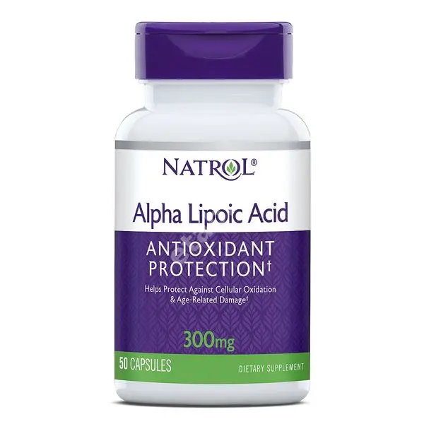 АЛЬФА-ЛИПОЕВАЯ КИСЛОТА Натрол капс. N50 (Натрол, США)