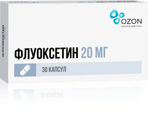 ФЛУОКСЕТИН капс. 20мг N30 (ОЗОН, РФ)