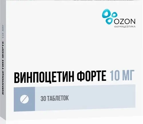 ВИНПОЦЕТИН ФОРТЕ табл. 10мг N30 (ОЗОН, РФ)