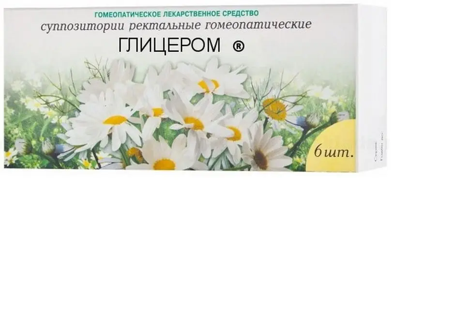 ГЛИЦЕРОМ супп. рект. гомеопат. N6 (Доктор Н, РФ)