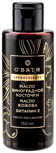 ОБАС (O'BATH) масло массажное ароматерапия 150мл (Зеленая Дубрава, РФ)