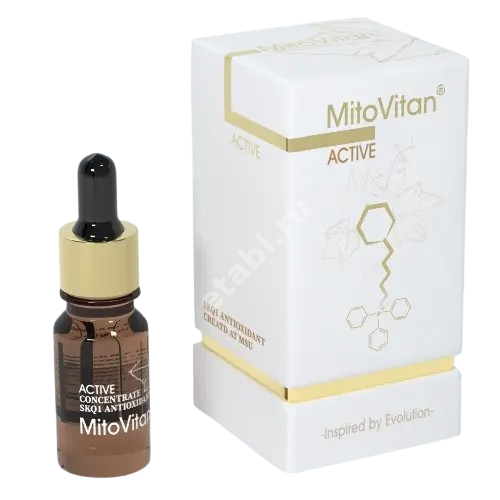 МИТОВИТАН (MITOVITAN) Active концентрат митохондриального антиокиданта SKQ1 (фл. с пипет.) 8мл (Лаборатория Эманси, РФ)