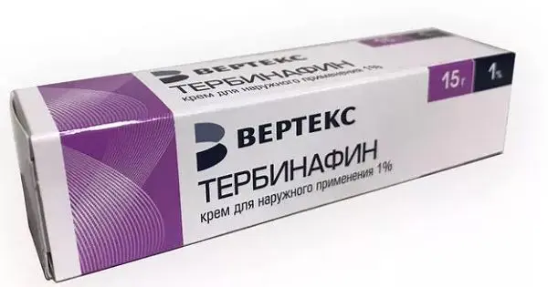 ТЕРБИНАФИН крем 1% - 15г N1 (ВЕРТЕКС, РФ)