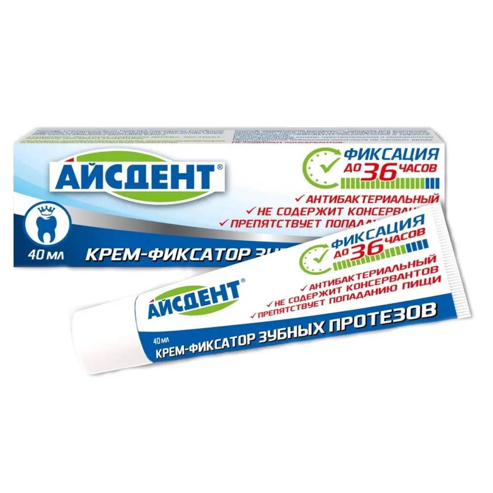 АЙСДЕНТ крем для зубных протезов 40г (Концепт , РФ)